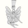 Jewelry James Moore | James Moore Th Silver Cz Fairy Pendant