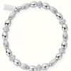 Jewelry ChloBo Jewellery | Chlobo | Sterling Silver 'Mini Oval Disc' Bracelet