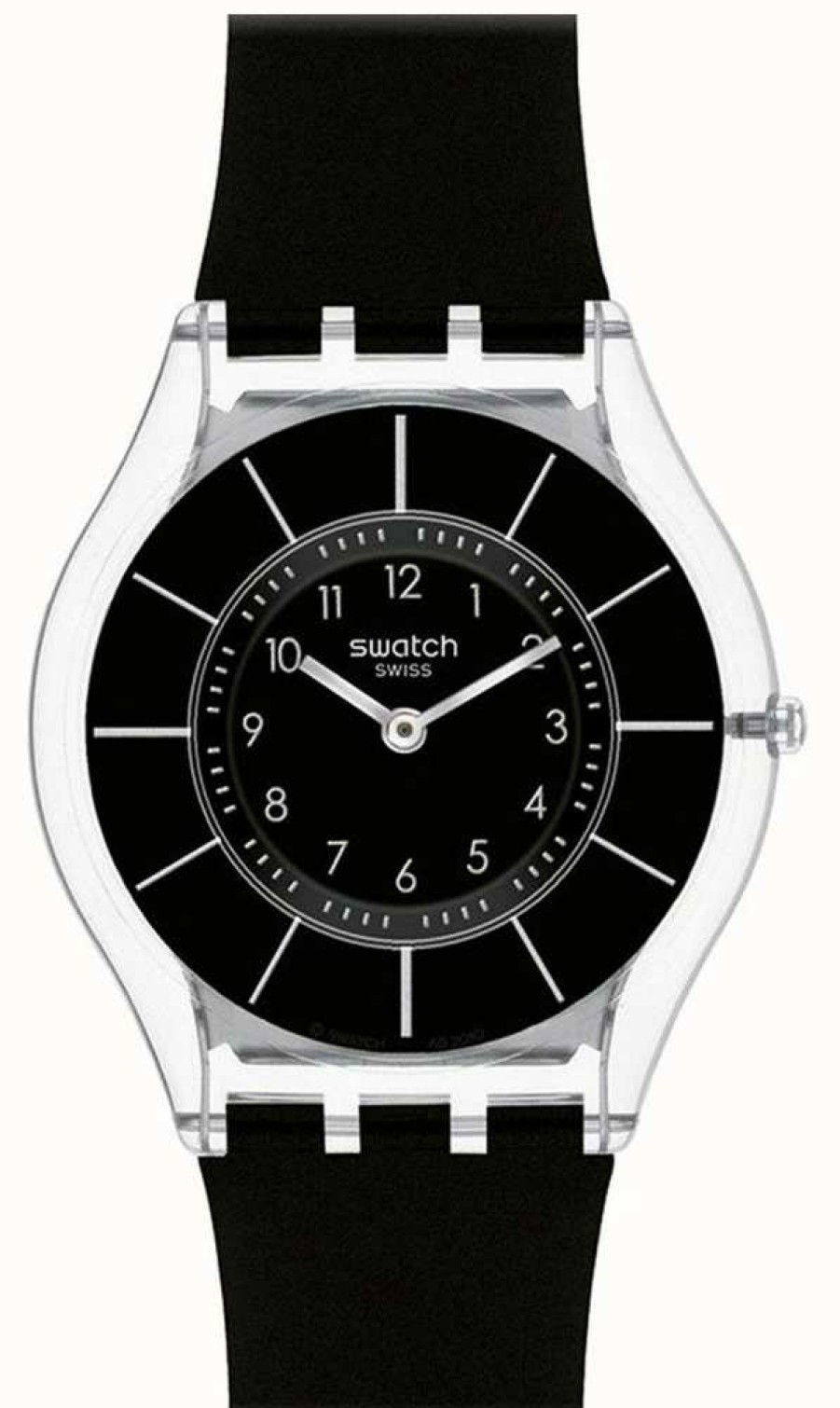 Men'S Swatch | Swatch | Skin Classic | Black Classiness Watch | (Sfk361)