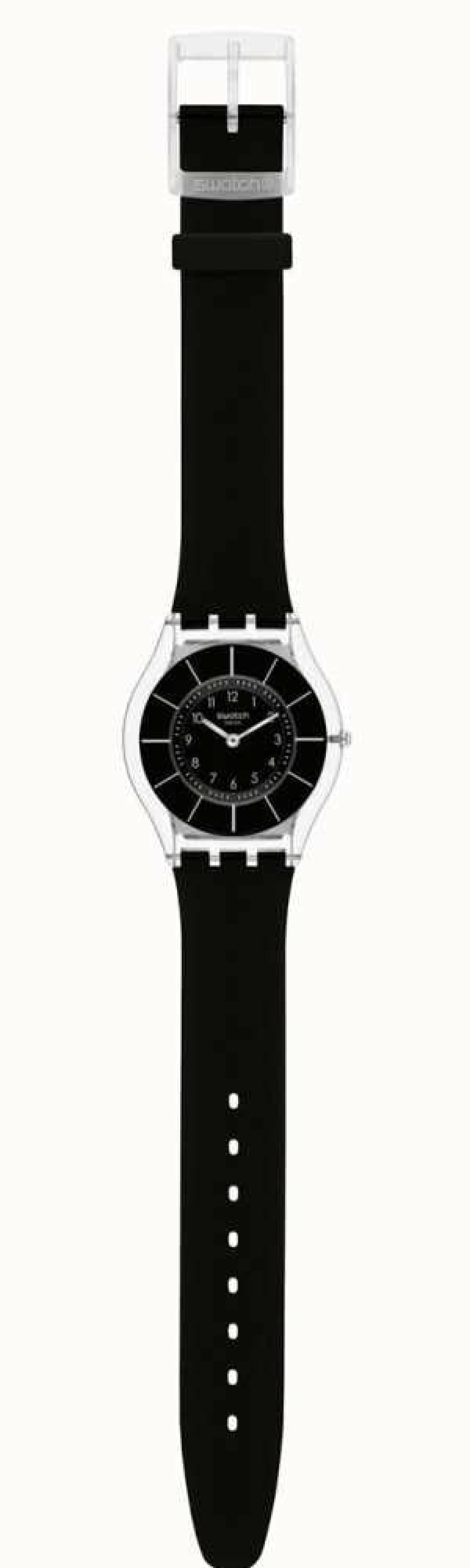 Men'S Swatch | Swatch | Skin Classic | Black Classiness Watch | (Sfk361)