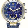 Men'S Herbelin | Herbelin Newport Originals Chronograph (40Mm) Blue Dial / Blue Leather