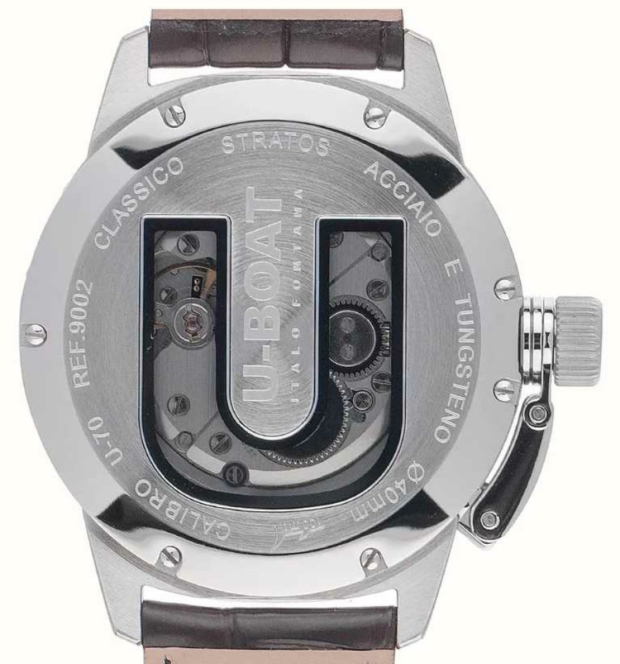 Men'S U-Boat | U-Boat Classico 40 Stratos Alligator Strap