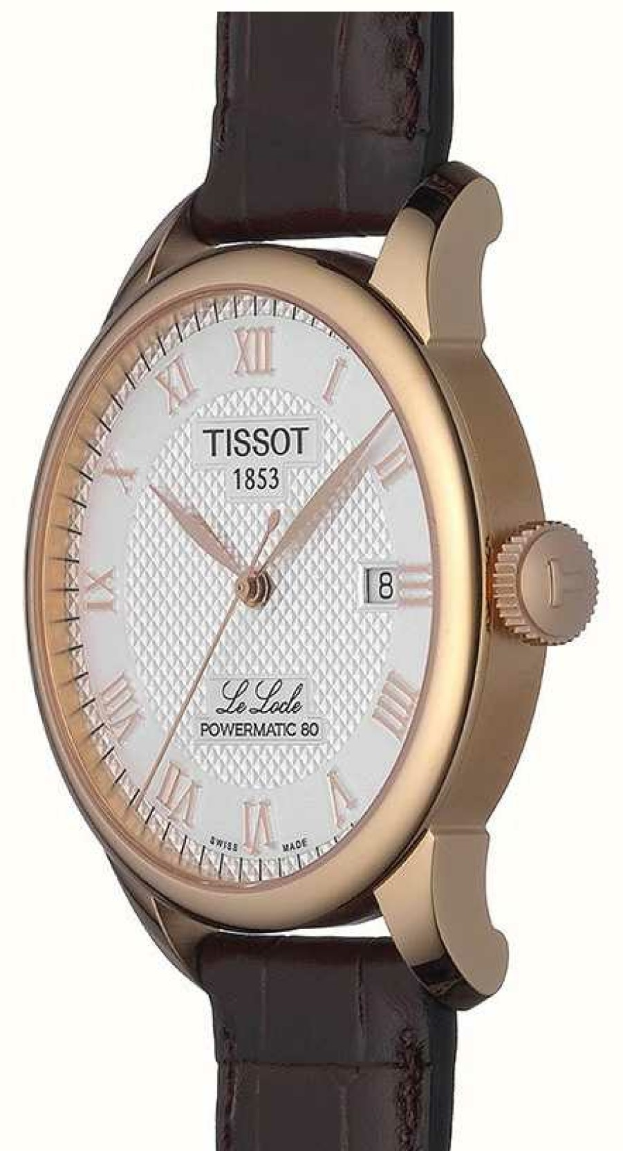 Men'S Tissot | Tissot | Le Locle | Powermatic 80 | Brown Leather Strap