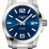 Men'S LONGINES | Longines Conquest Automatic (41Mm) Sunray Blue Dial / Stainless Steel Bracelet