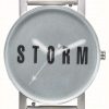 Men'S STORM | Storm | New Blast Mesh Green | Silver Mesh Bracelet | Green Dial