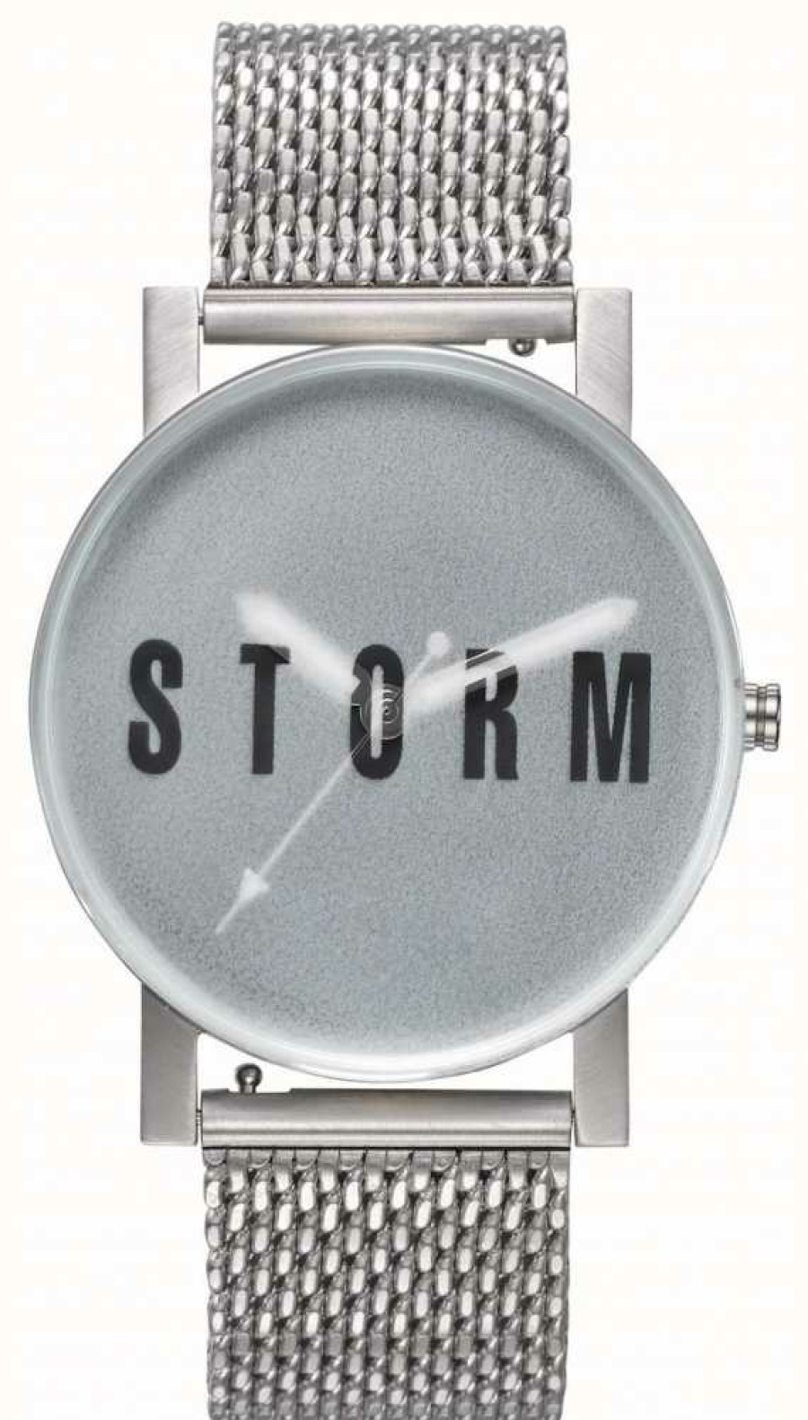 Men'S STORM | Storm | New Blast Mesh Green | Silver Mesh Bracelet | Green Dial