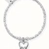 Jewelry ChloBo Jewellery | Chlobo Children'S Mini Cube Interlocking Love Heart Bracelet