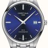 Men'S Certina | Certina Ds-8 Chronometer | Stainless Steel Bracelet | Blue Dial