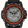 Men'S Luminox | Luminox Commando Frogman 3300 Series | 46Mm | Black Rubber Strap