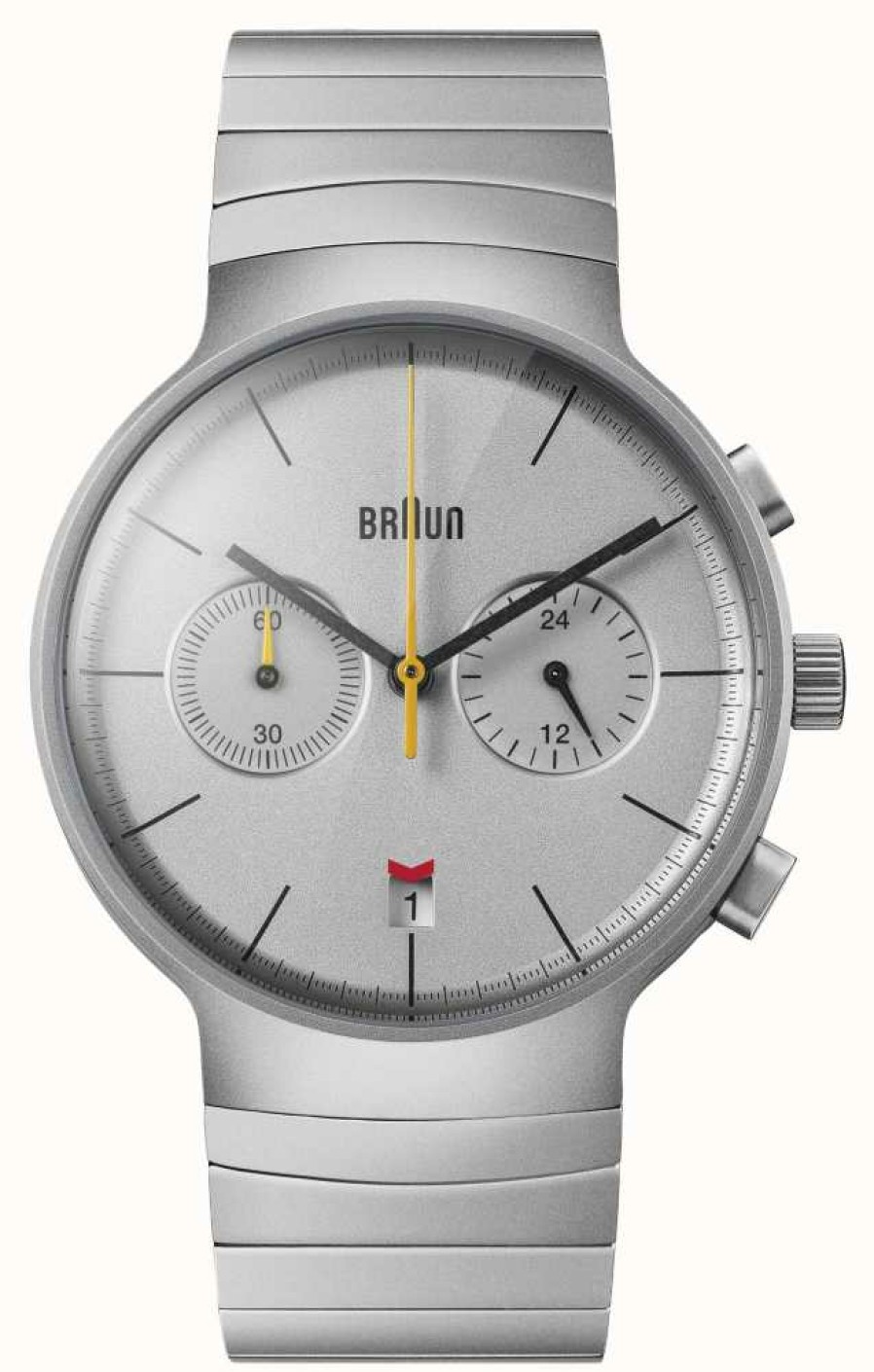 Men'S Braun | Braun Men'S Chrono | Silver Dial | Stainless Steel Bracelet