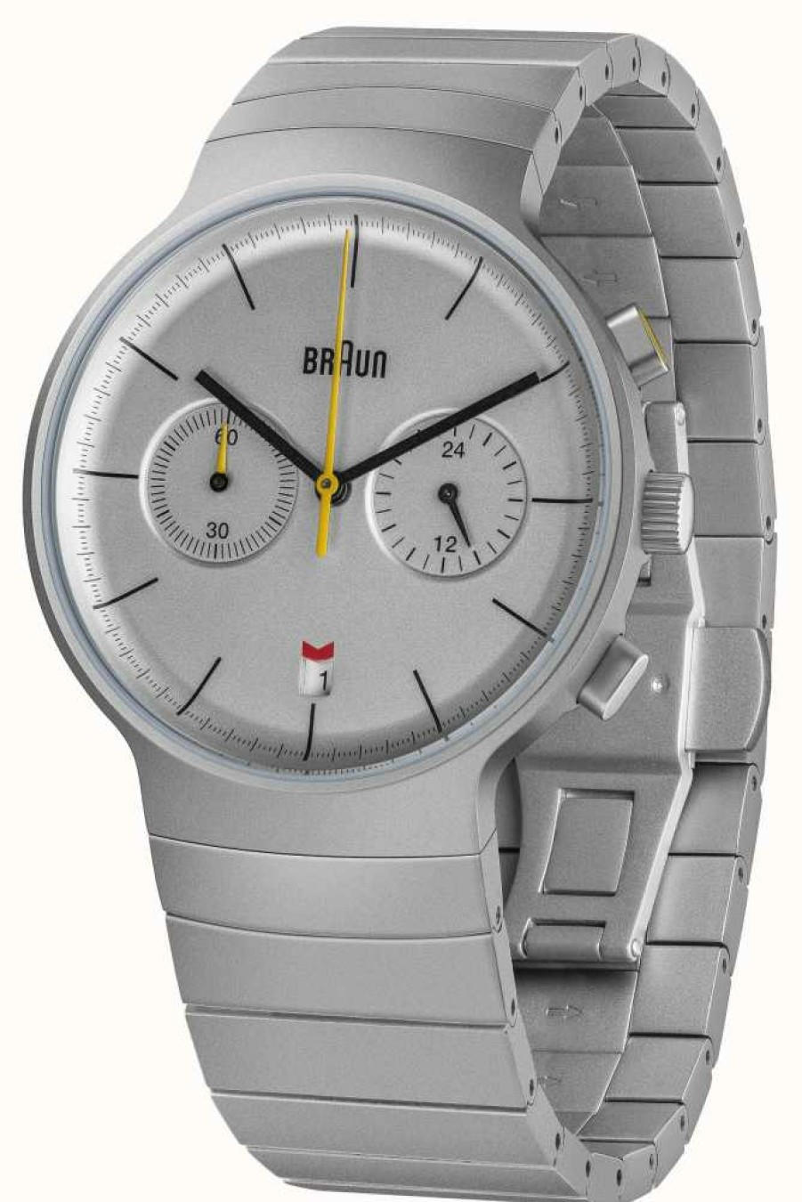 Men'S Braun | Braun Men'S Chrono | Silver Dial | Stainless Steel Bracelet