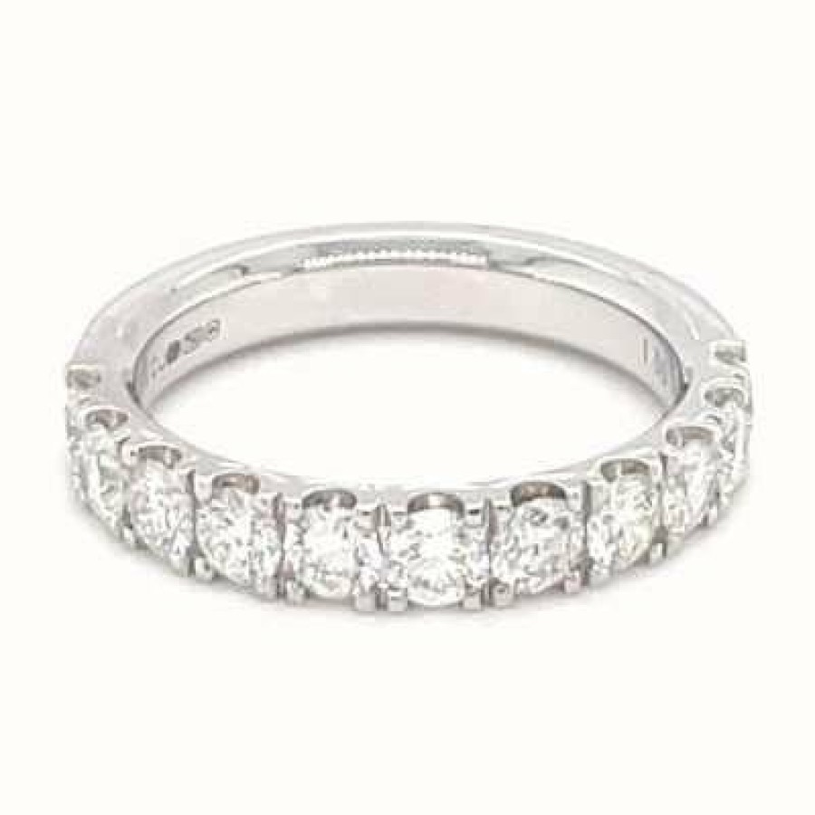 Jewelry James Moore | Continental Jewellery 18K White Gold 1Ct Diamond Eternity Ring