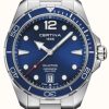 Men'S Certina | Certina | Ds Action | Chronometer | Blue Dial