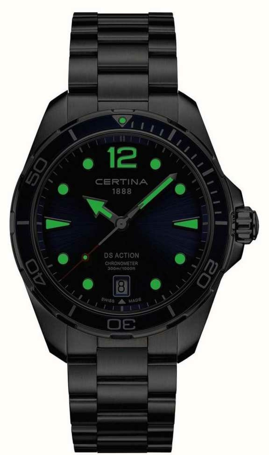 Men'S Certina | Certina | Ds Action | Chronometer | Blue Dial