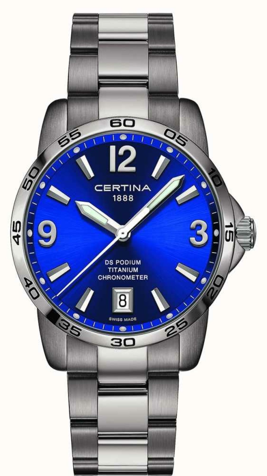 Men'S Certina | Certina | Ds Podium | Titanium | Sapphire Crystal