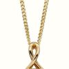 Jewelry Elements Gold | Elements Gold 9Ct Y/G Opal Diamond Twist Bail Pendant Only