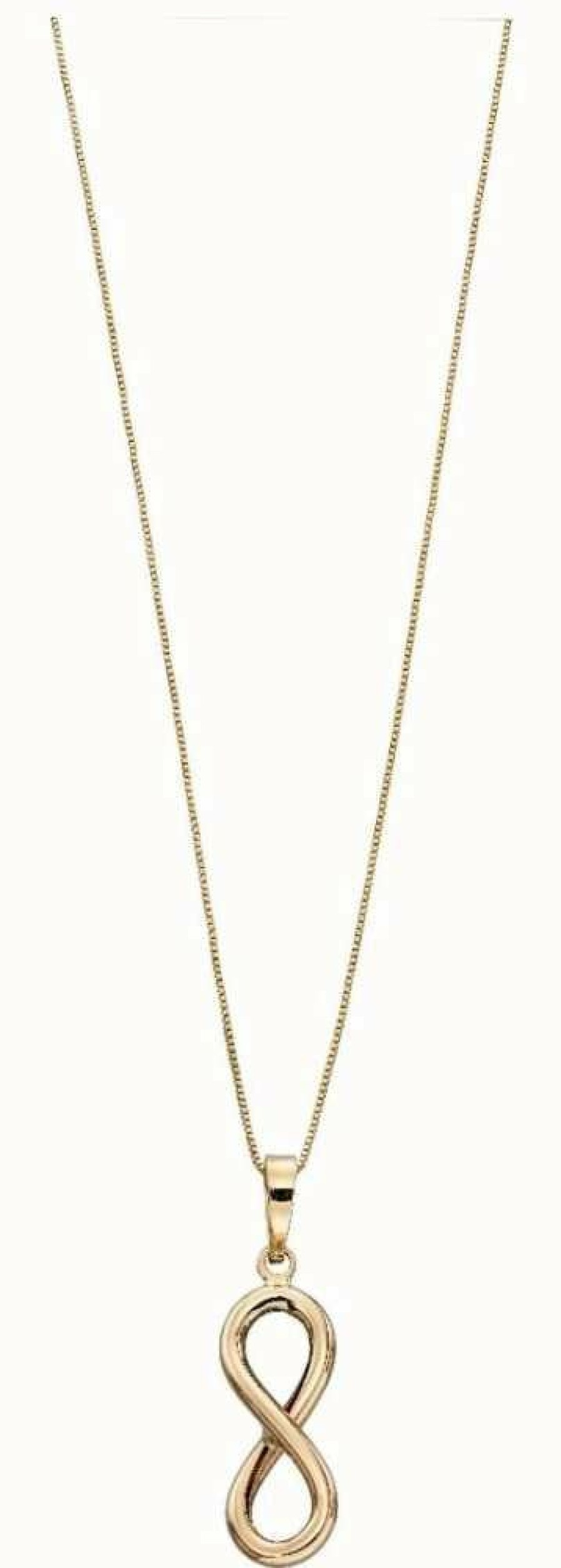 Jewelry Elements Gold | Elements Gold 9Ct Yellow Gold Infinity Pendant