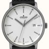 Men'S Junghans | Junghans Form A | Titan | Automatic | Black Nato Strap | White Dial