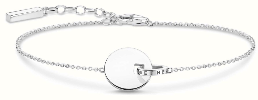 Jewelry Thomas Sabo Jewellery | Thomas Sabo | Together Coin Bracelet | Sterling Silver