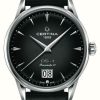 Men'S Certina | Certina Ds-1 Big Date | Powermatic 80 | Black Leather Strap