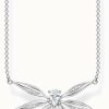 Jewelry Thomas Sabo Jewellery | Thomas Sabo | Sterling Silver Leaf Pendant Necklace