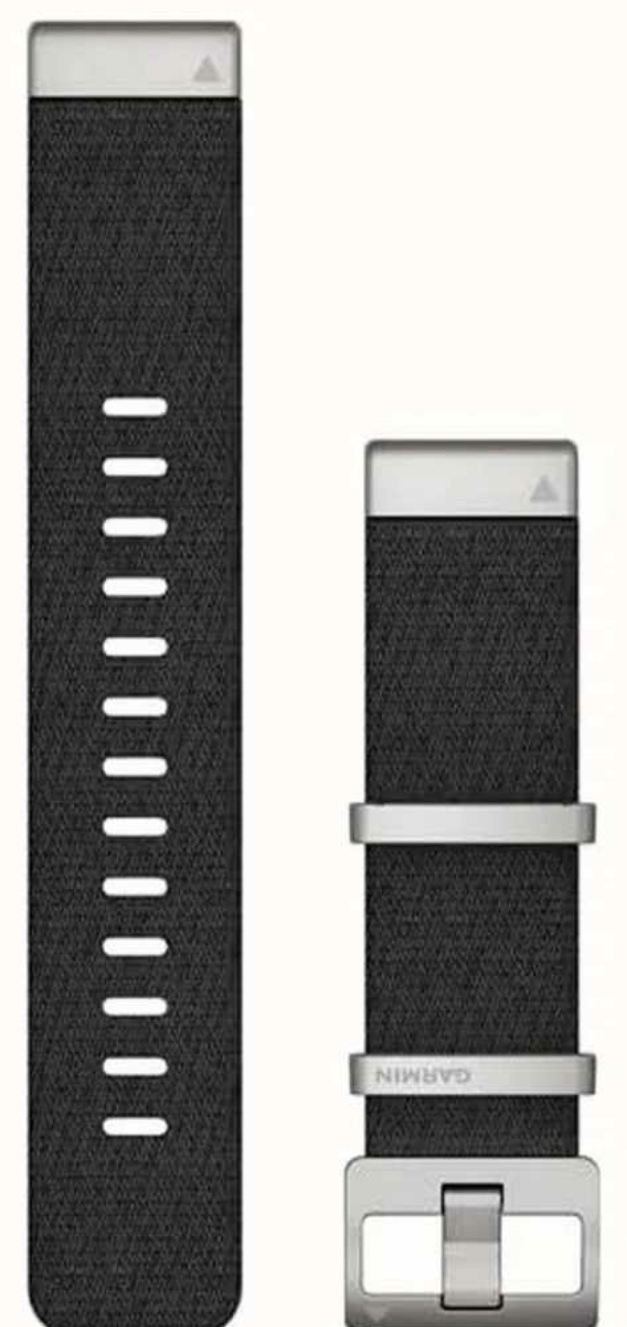 Men'S Garmin | Garmin Quickfit 22 Marq Black Jacquard-Weave Strap Only