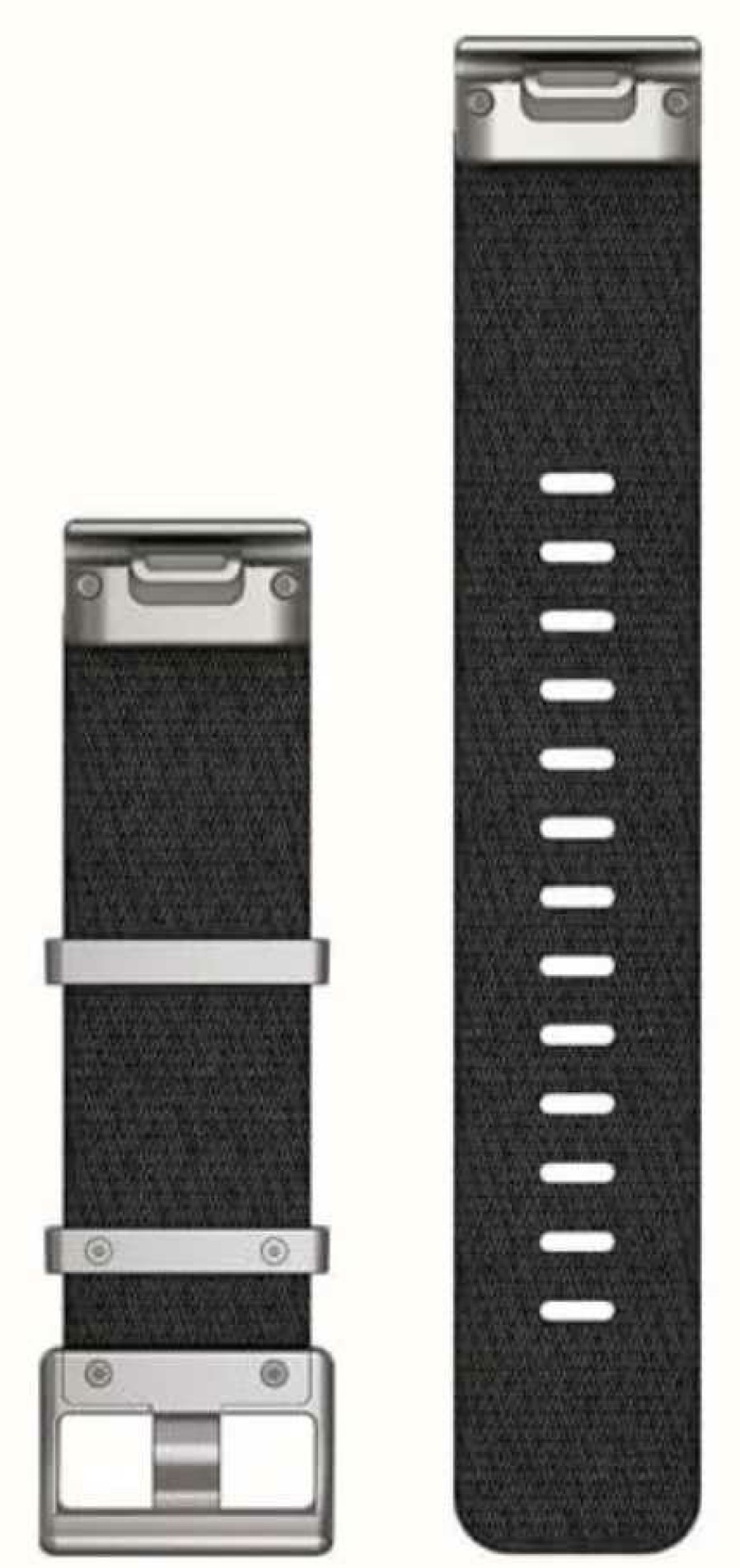 Men'S Garmin | Garmin Quickfit 22 Marq Black Jacquard-Weave Strap Only