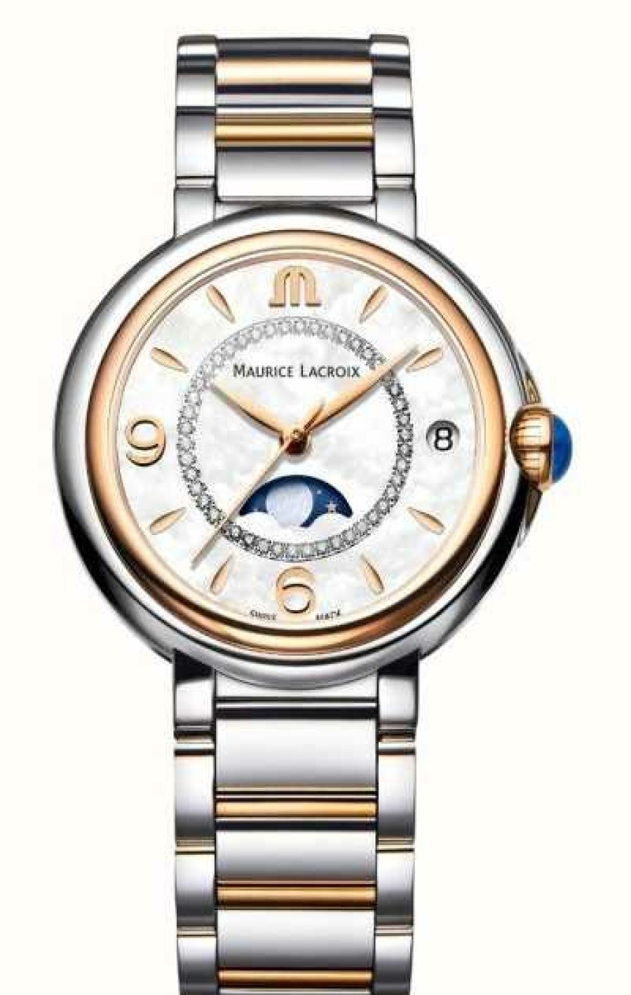 Women'S Maurice Lacroix | Maurice Lacroix Fiaba | Moonphase | 18Ct Pvd Plated