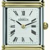 Women'S Herbelin | Herbelin Women'S Art Deco | Black Leather Strap | Silver Dial