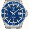 Men'S Delma | Delma Santiago Quartz | Stainless Steel Bracelet | Blue Dial