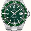 Men'S Delma | Delma Santiago Automatic | Stainless Steel Bracelet | Green Dial