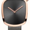 Women'S Bering | Bering Classic | Pebble | Grey Mesh Bracelet | Grey Dial