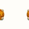 Jewelry Elements Gold | Elements Gold 9Ct Yellow Gold Citrine Cz November Studs