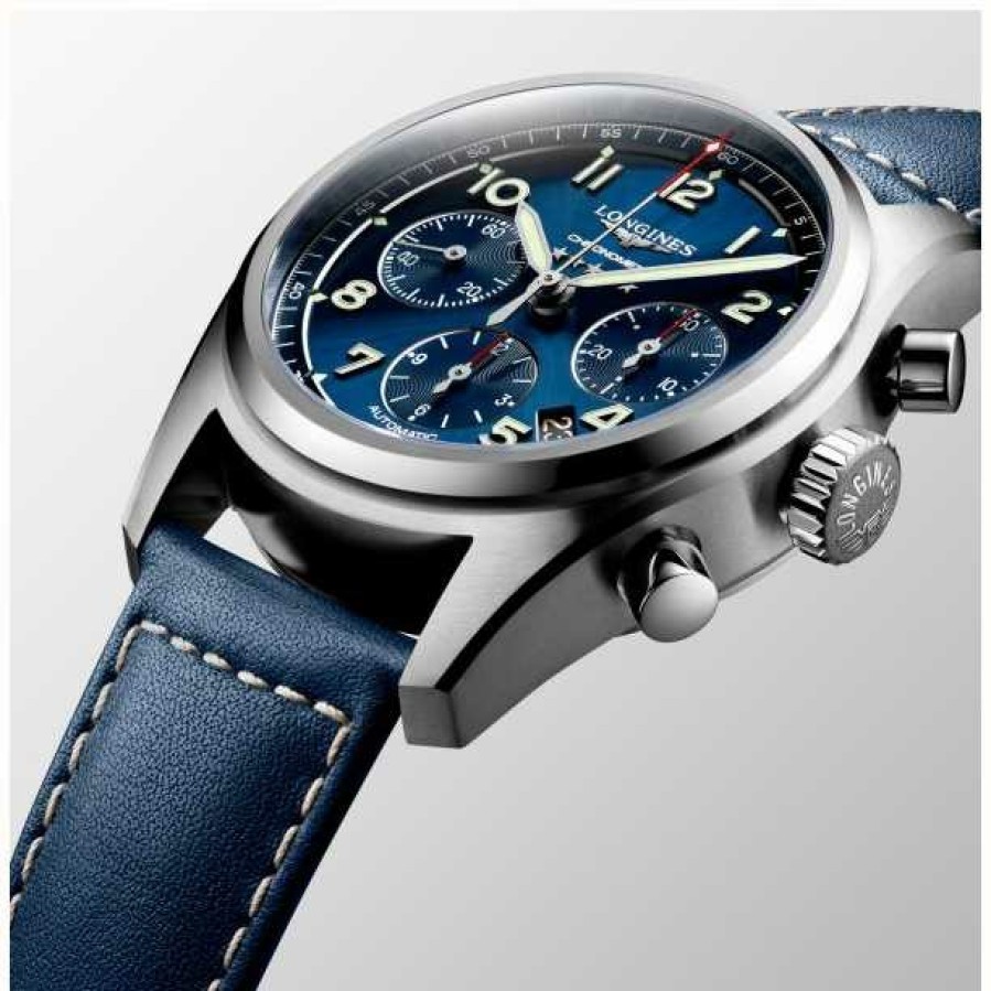 Men'S LONGINES | Longines Spirit Chronograph | Men'S | Swiss Automatic