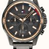 Men'S Tommy Hilfiger | Tommy Hilfiger | Men'S | Mason | Gunmetal Grey Steel Bracelet | Grey Dial