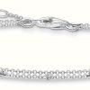 Jewelry Thomas Sabo Jewellery | Thomas Sabo Double Stranded Silver Bracelet | 925 Sterling Silver