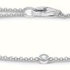 Jewelry Thomas Sabo Jewellery | Thomas Sabo Silver Stones Bracelet | 925 Sterling Silver | 16-19Cm