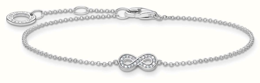 Jewelry Thomas Sabo Jewellery | Thomas Sabo Silver Infinity Bracelet | 925Sterling Silver | 16-19Cm