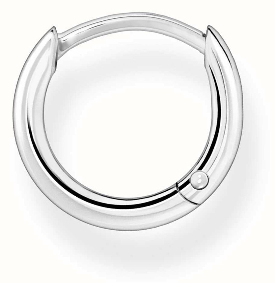 Jewelry Thomas Sabo Jewellery | Thomas Sabo Sterling Silver Single Hoop Earring 13.5Mm