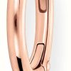 Jewelry Thomas Sabo Jewellery | Thomas Sabo 18K Rose Gold Plated Single Hoop Earring 13.5Mm