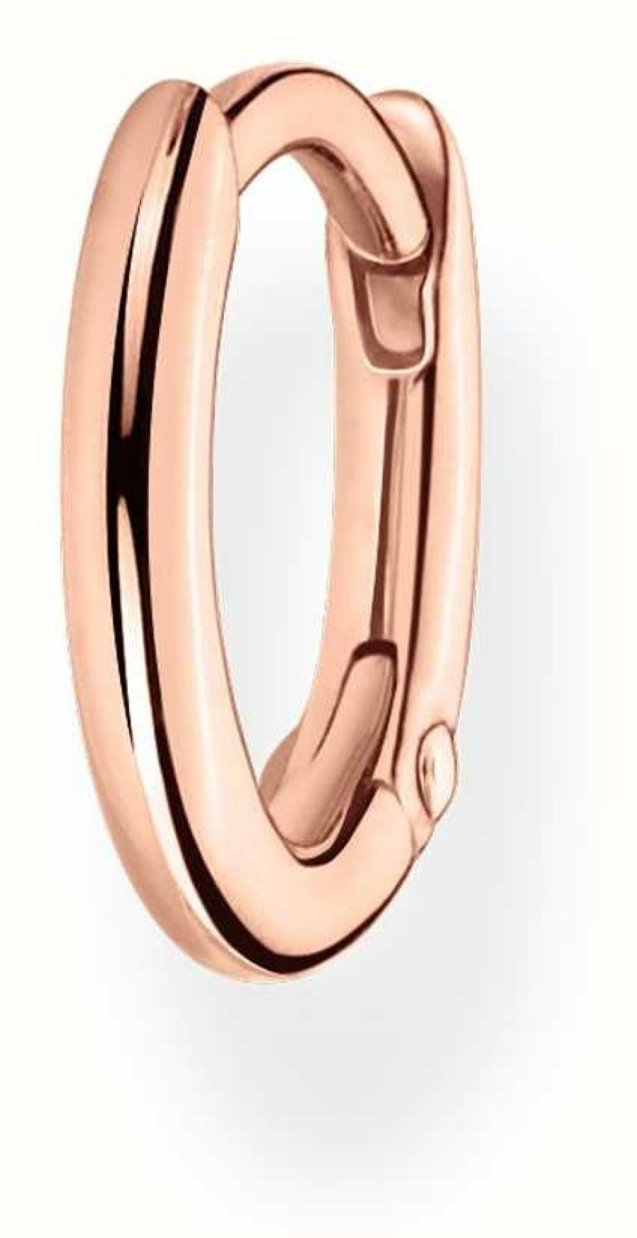 Jewelry Thomas Sabo Jewellery | Thomas Sabo 18K Rose Gold Single Hoop Earring | 12Mm