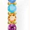 Jewelry Thomas Sabo Jewellery | Thomas Sabo 18K Yellow Gold Colourful Stones Single Earring Pendant