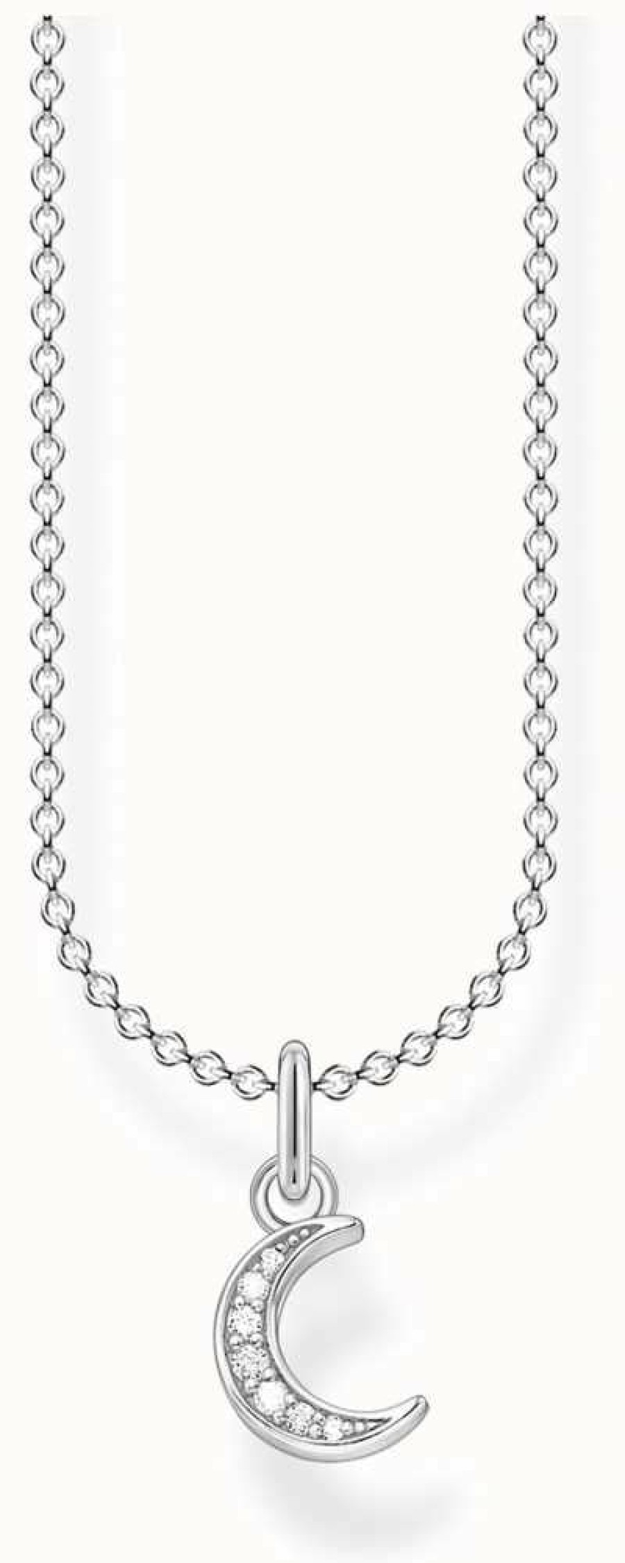 Jewelry Thomas Sabo Jewellery | Thomas Sabo Sterling Silver Crescent Moon Necklace