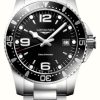 Men'S LONGINES | Longines Men'S Hydroconquest 41Mm Quartz Black Dial