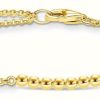 Jewelry Thomas Sabo Jewellery | Thomas Sabo 18K Yellow Gold Plated Dots Bracelet