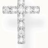 Jewelry Thomas Sabo Jewellery | Thomas Sabo Sterling Silver Single Cross Stud Earring | Zirconia-Pave