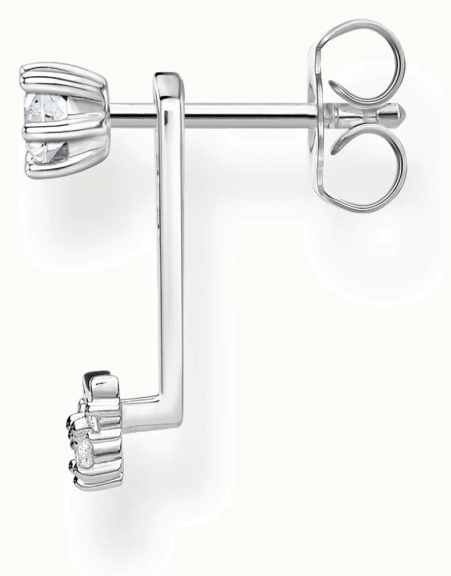 Jewelry Thomas Sabo Jewellery | Thomas Sabo Sterling Silver Single Drop Stud Earring