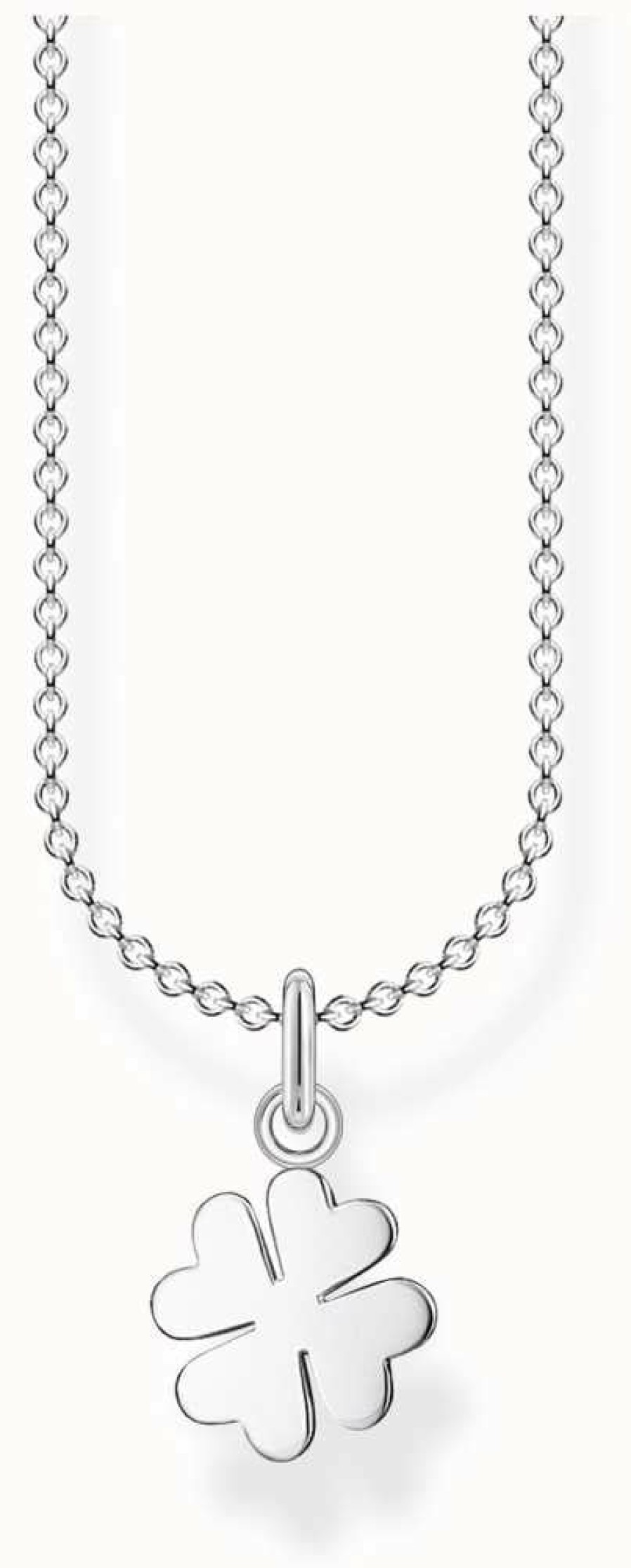 Jewelry Thomas Sabo Jewellery | Thomas Sabo Sterling Silver Cloverleaf Necklace | 38-45Cm