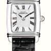 Women'S Herbelin | Herbelin Women'S Mini Art Deco | Black Leather Strap | White Dial