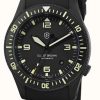 Men'S Elliot Brown | Elliot Brown Holton Automatic | Black Rubber Strap | Black Dial